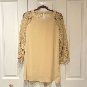A gorgeous mini taupe after five dress